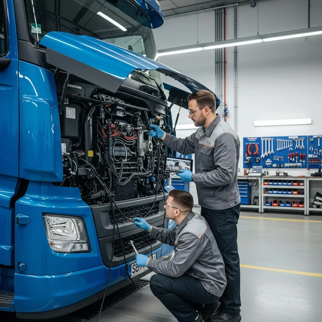 کارشناسی فنی دقیق کشنده اروپایی در یک مرکز تخصصی، حیاتی برای فرآیند خرید کشنده اقساطی.